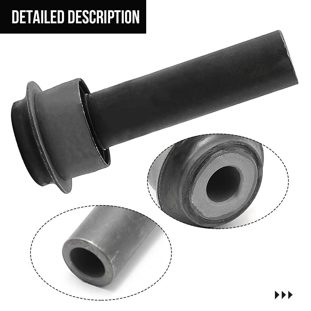 Saihisday bushing installed on Nissan subframe demonstrating restored cradle stability benefit