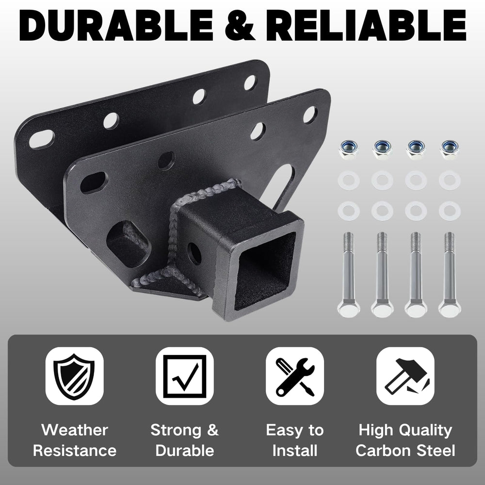 Salahii textured black powder-coat finish resists rust and maintains appearance