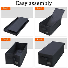 Salajory open box filled with DVDs showing organized protection benefit