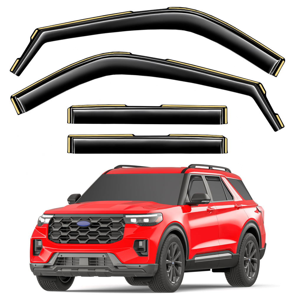 saleago front fitment on Ford Explorer showing clean OEM-style look