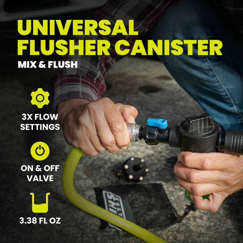 Salt Shift extension hose detail showing durable connection and flexibility