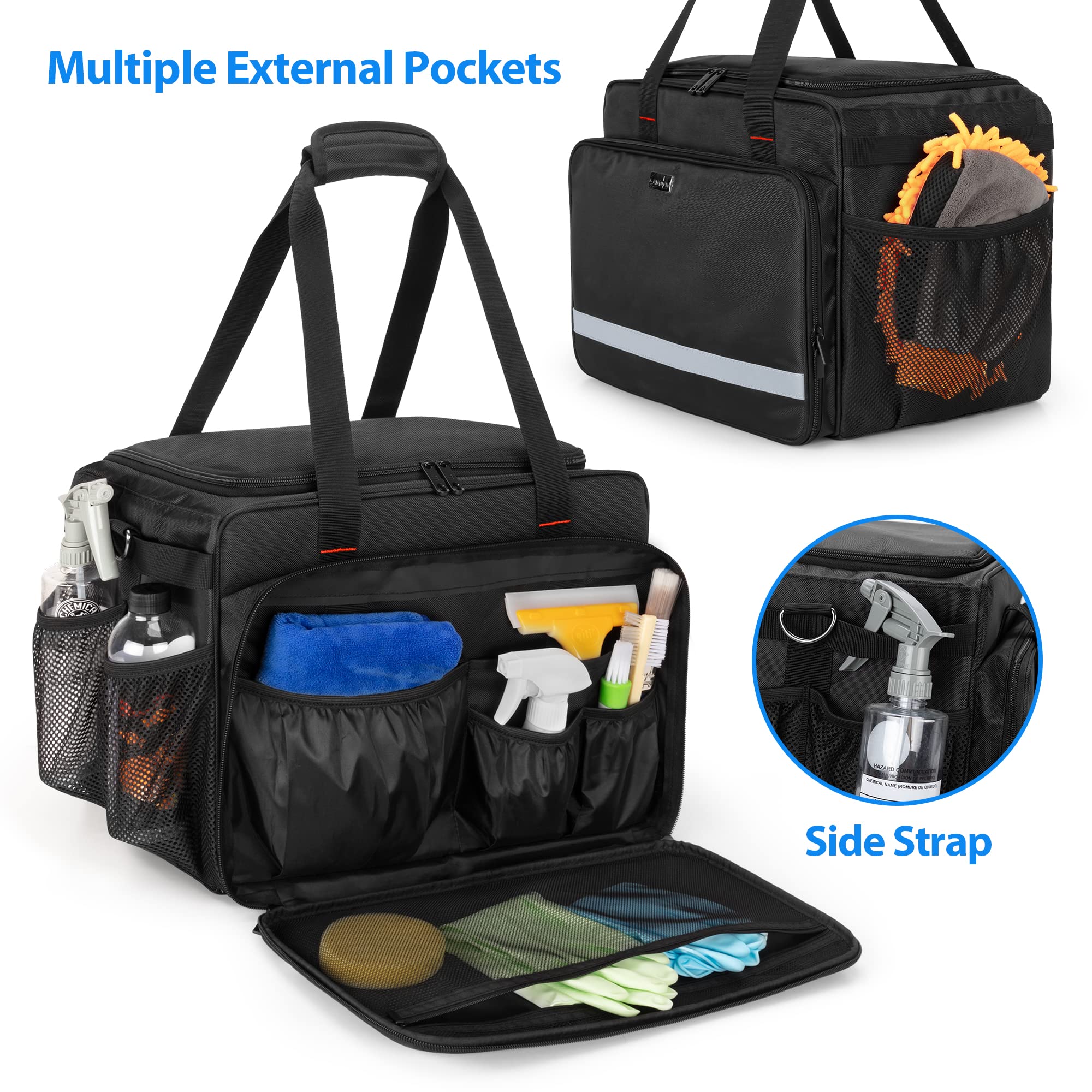 samdew padded handle and detachable shoulder strap for comfortable carrying