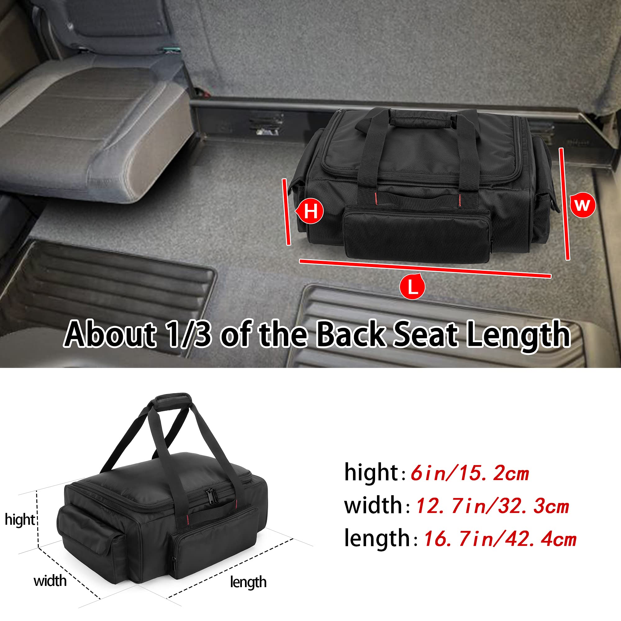 samdew padded removable divider detail protecting contents and organizing space