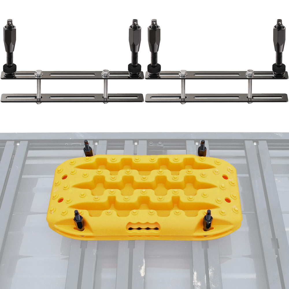 SAMOUT front view of mounted recovery board showing secure fit and low profile