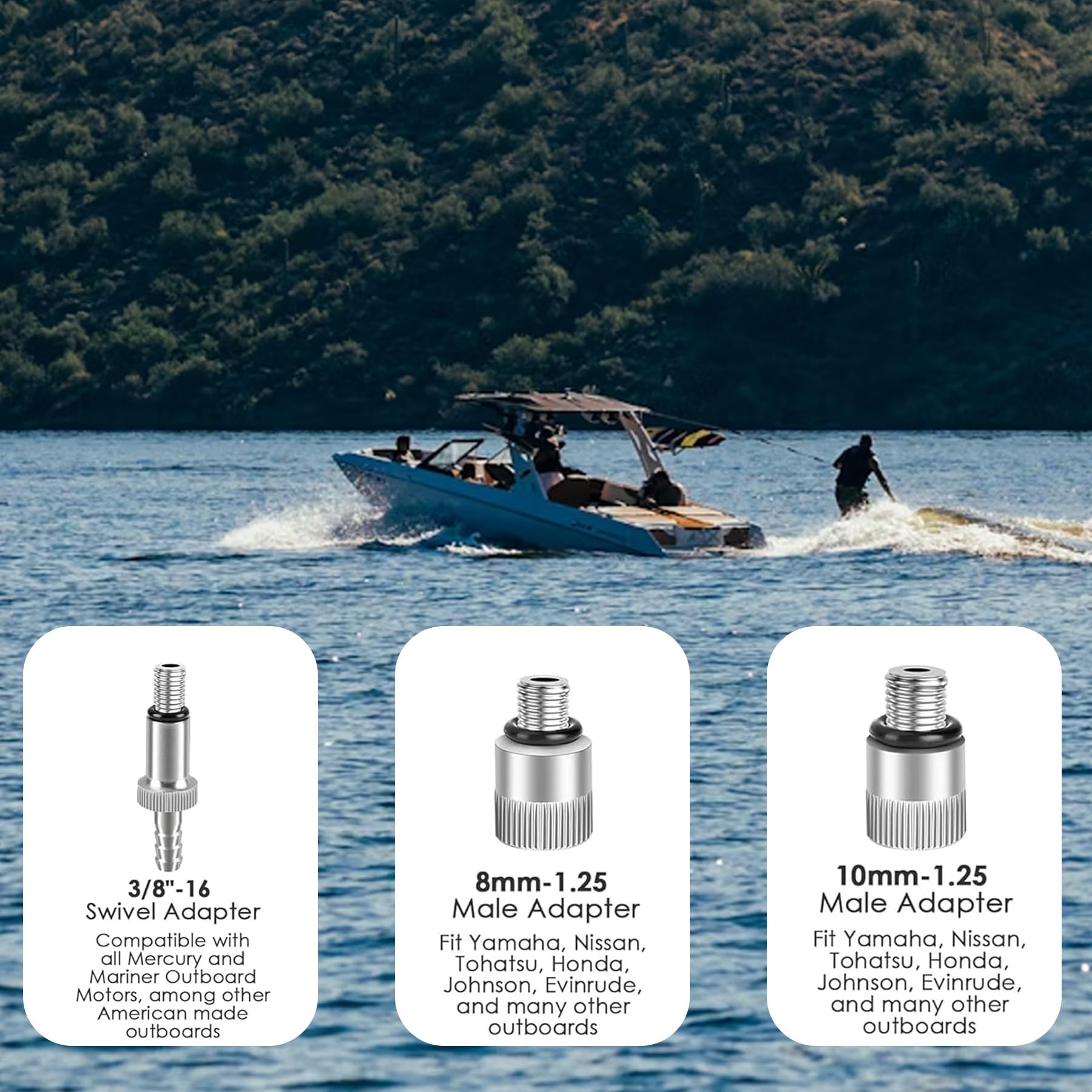 SankWin pump in use on a boat lower unit reducing spills during oil change