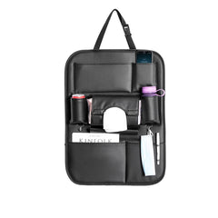SANMITTI cup holder and pocket detail showing secure storage for bottles and snacks