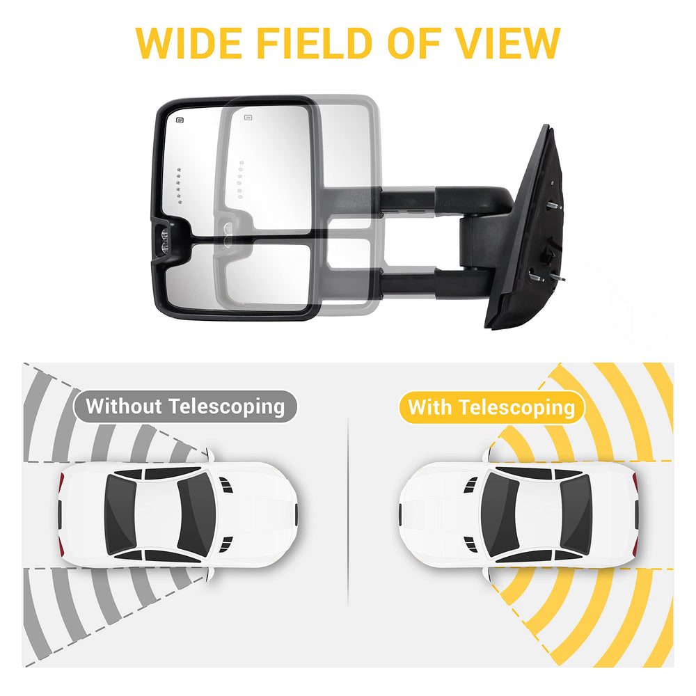 Sanooer rear backup light and signal lens clearly visible for trailer awareness