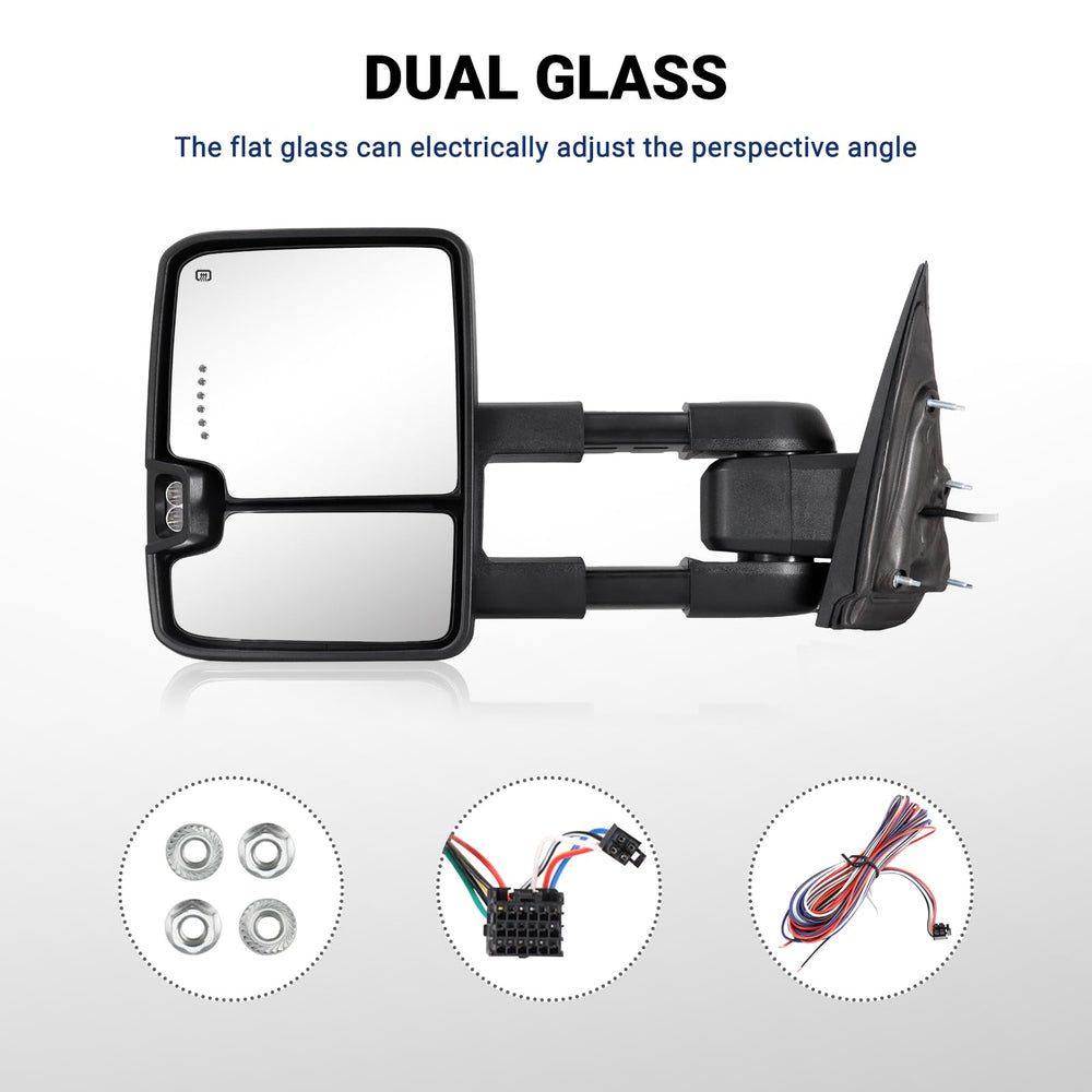 Sanooer side profile telescopic and folded positions showing extension function