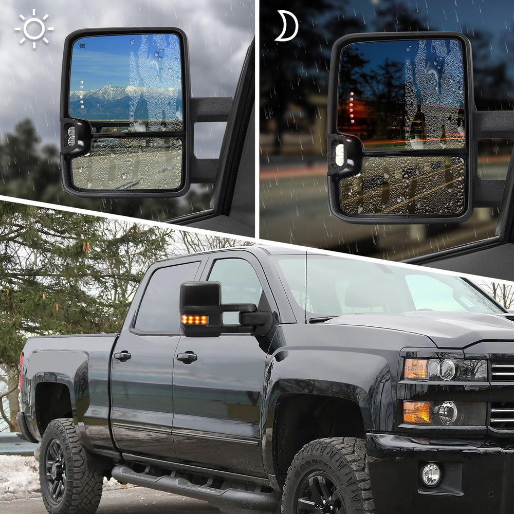 Sanooer mirror next to tailgate for scale showing correct proportion and fit