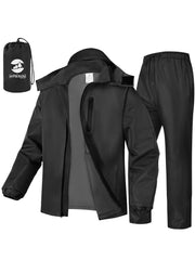 SaphiRose front view of jacket and pants showing full coverage and fit