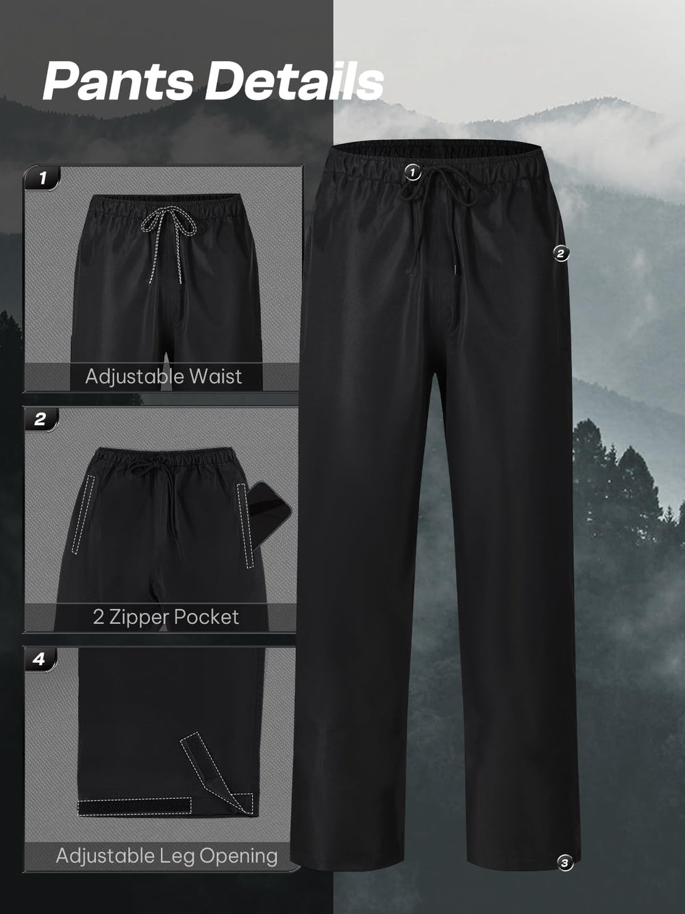 SaphiRose man golfing in rain using suit for dry, comfortable play