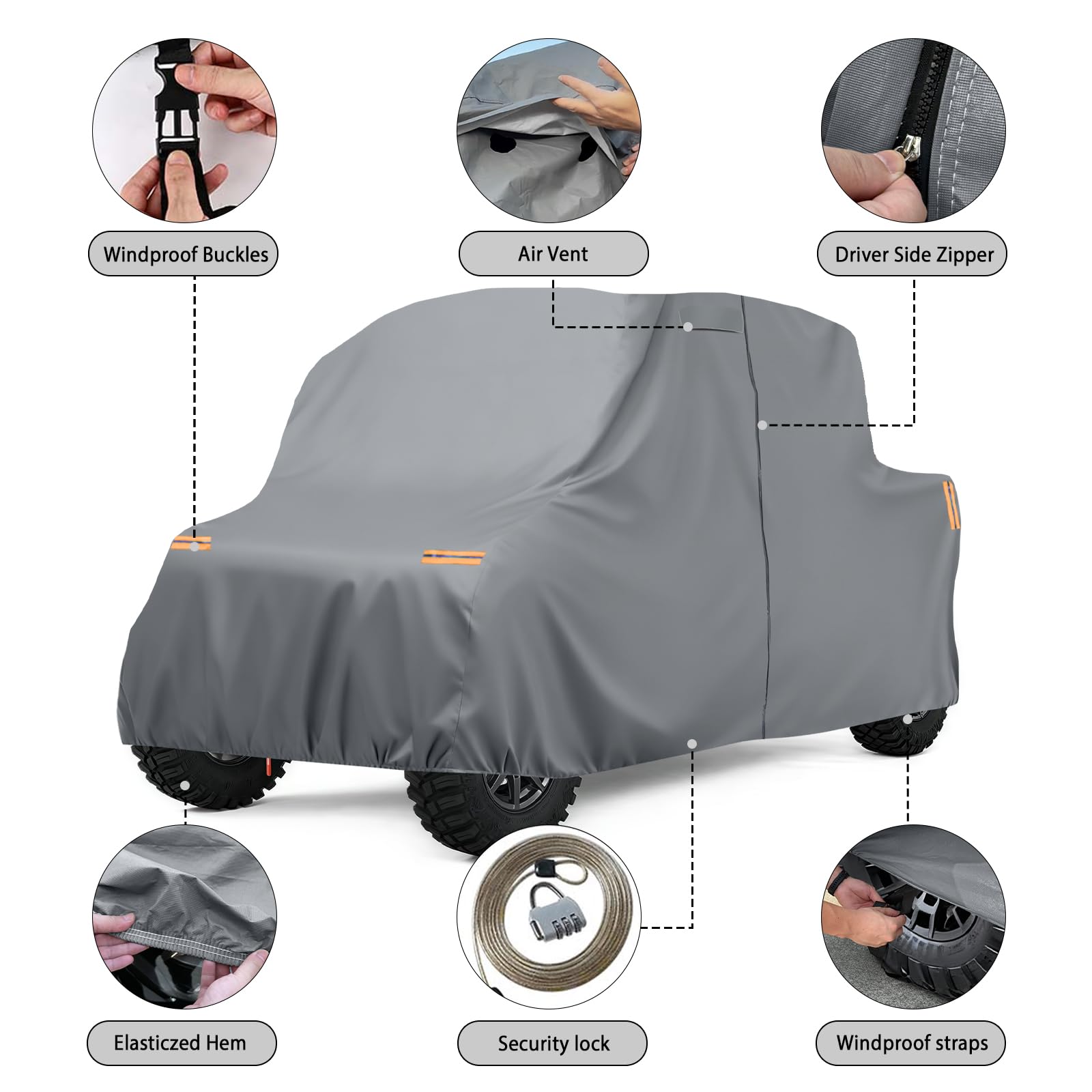 SAPUBK close-up reflective middle layer reduces heat buildup