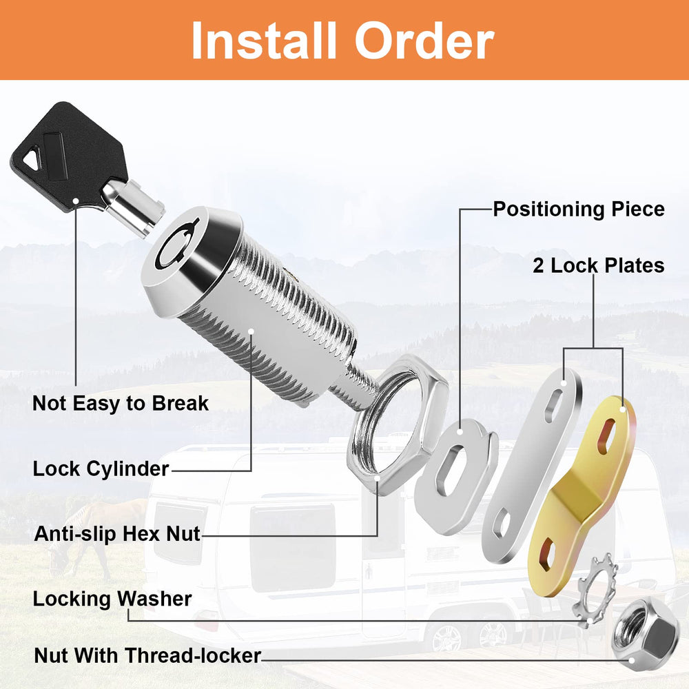 Sartatue close-up of lock cylinder showing precision machining and durable finish