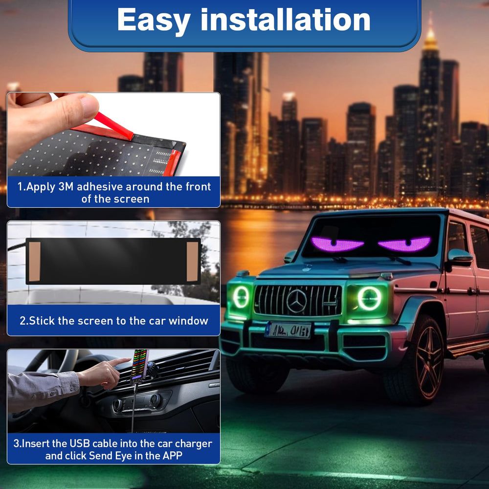 sasecgo flexible panel bent to fit curved glass for easy mounting