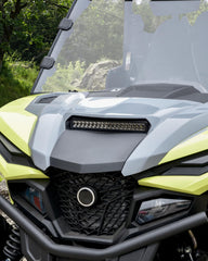 SAUTVS side profile showing integrated hood fit and sleek styling