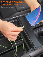 Savadicar side profile sitting in console for seamless integration benefit
