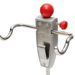 SAVEMORE4U18 mounted on steering wheel illustrating steady hold during alignment