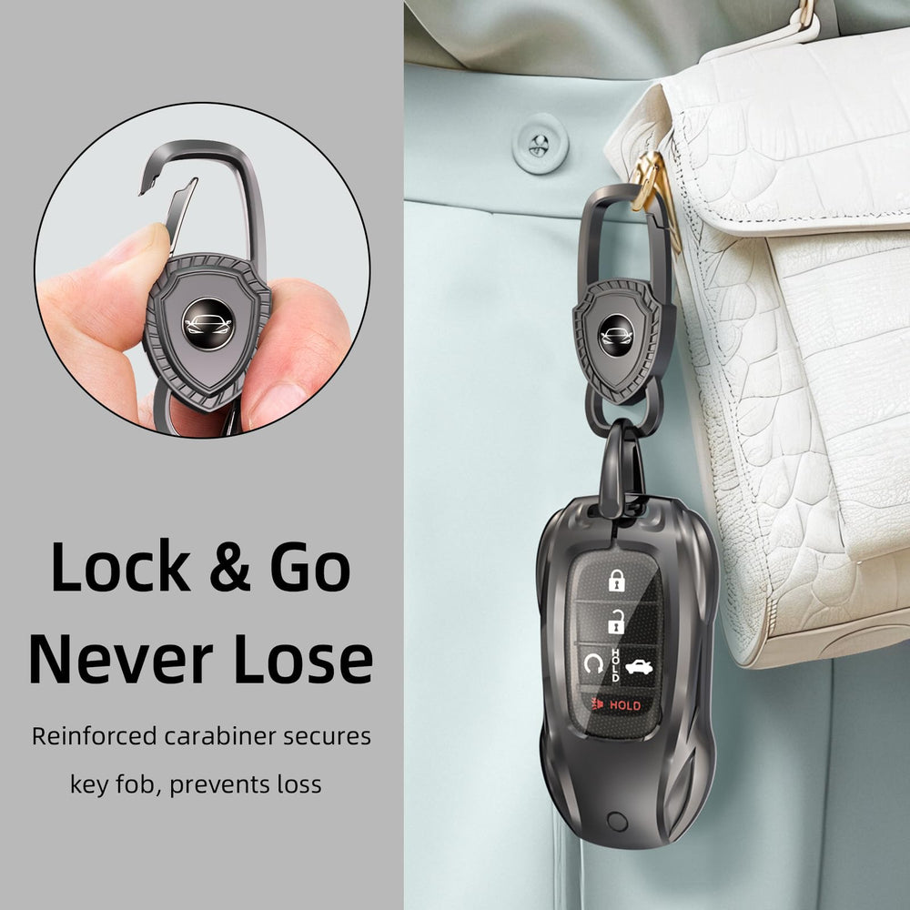 saxsion key fob cover held in hand showing compact scale and comfortable grip