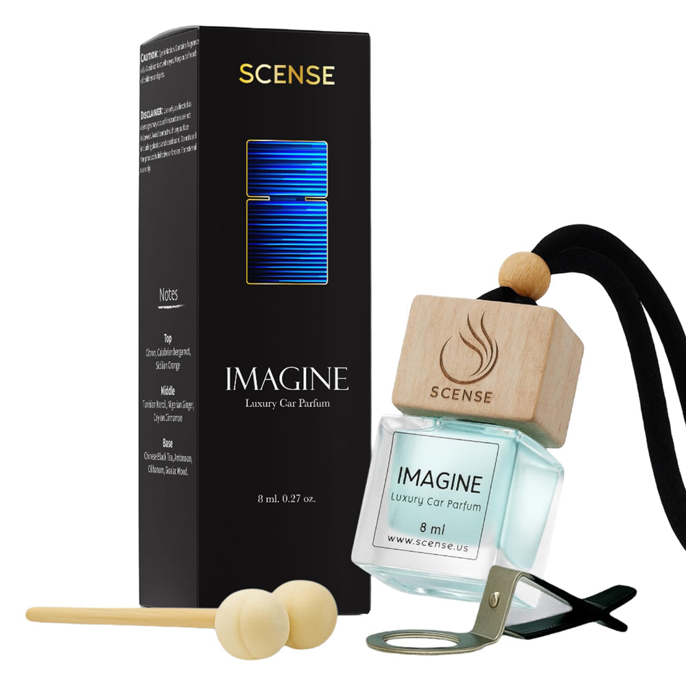 SCENSE IMAGINE front packaging exudes luxury and immediate gifting appeal