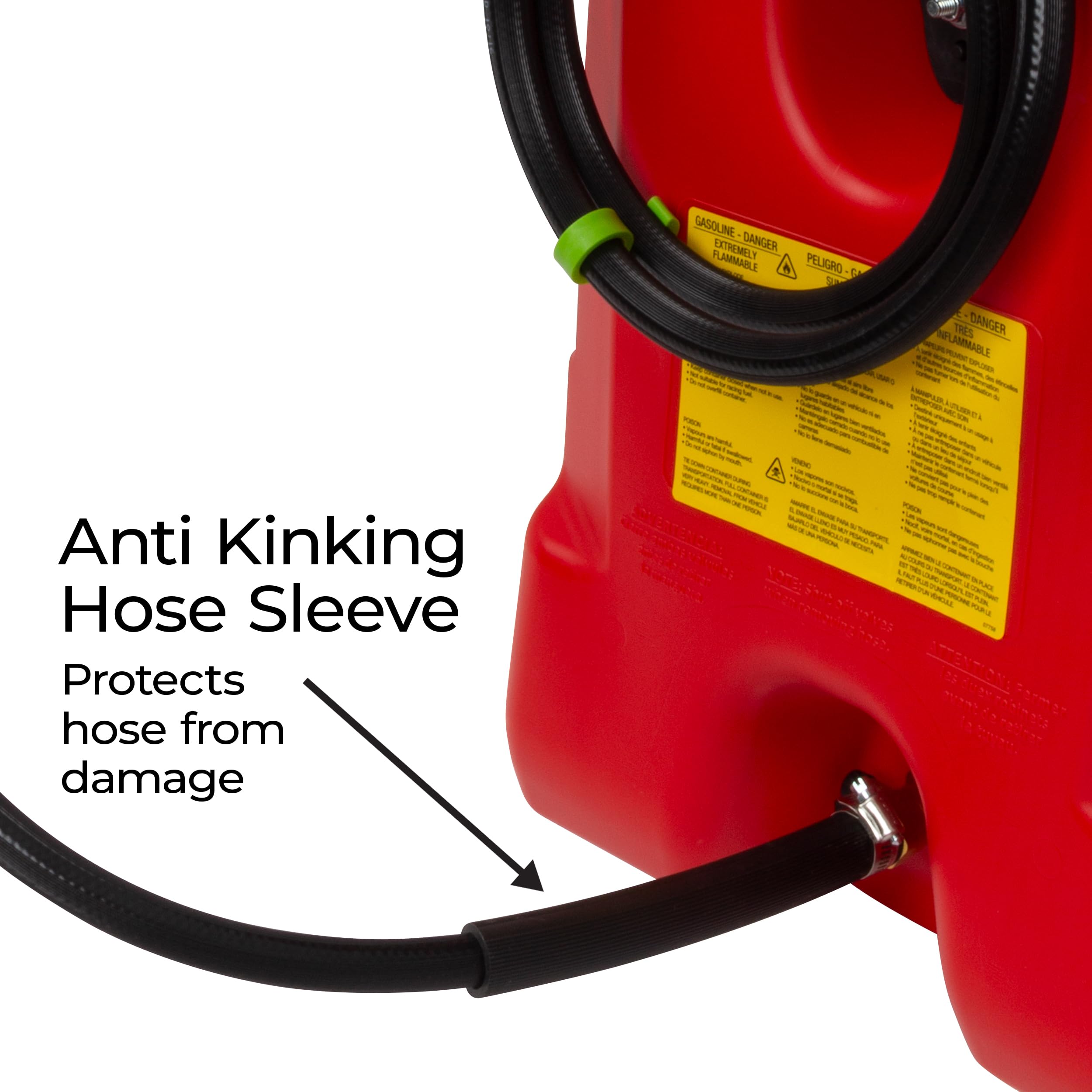 Scepter Duramax pump handle detail demonstrating gas station style stop/start control