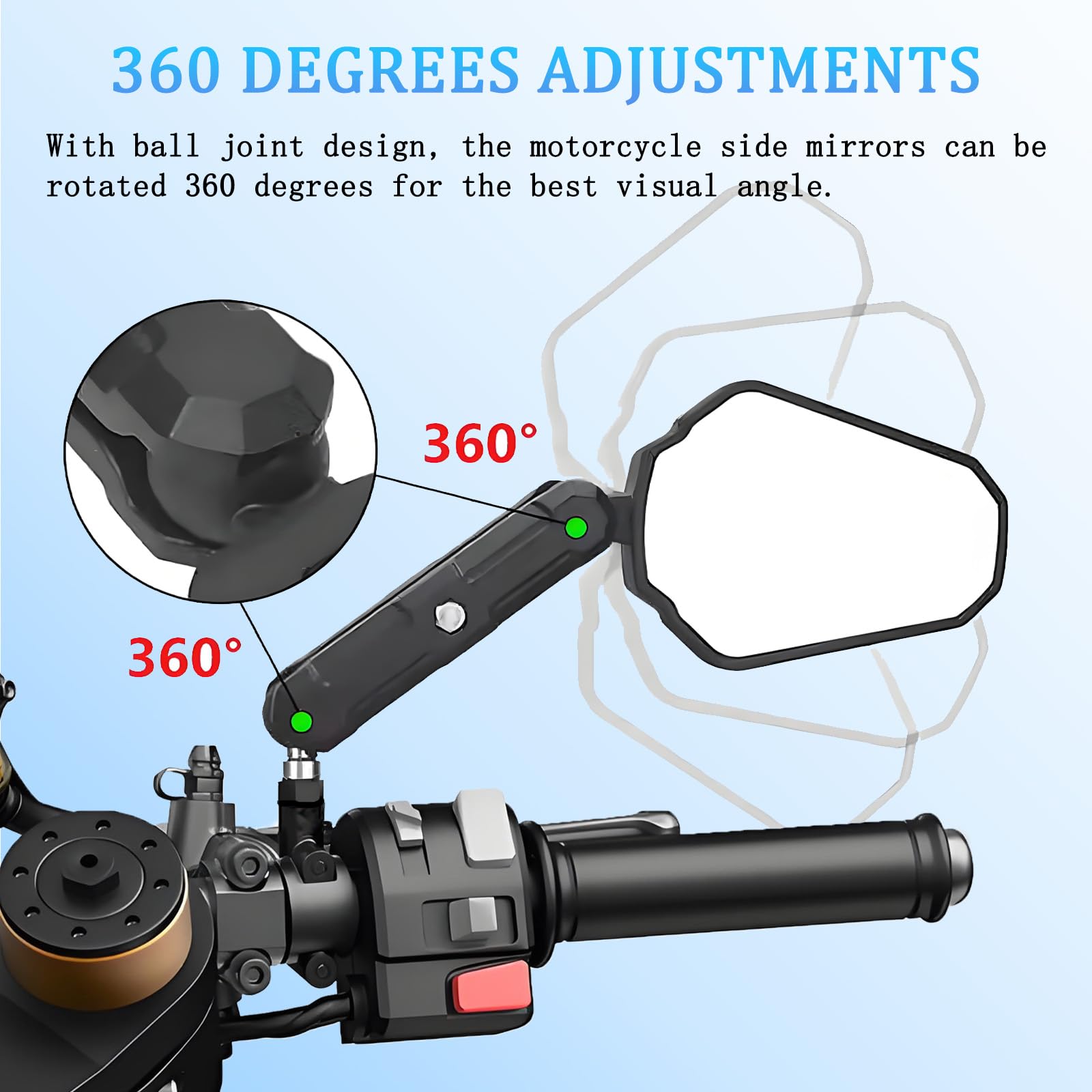 Scerymo handlebar adapter and bolts kit for quick easy installation