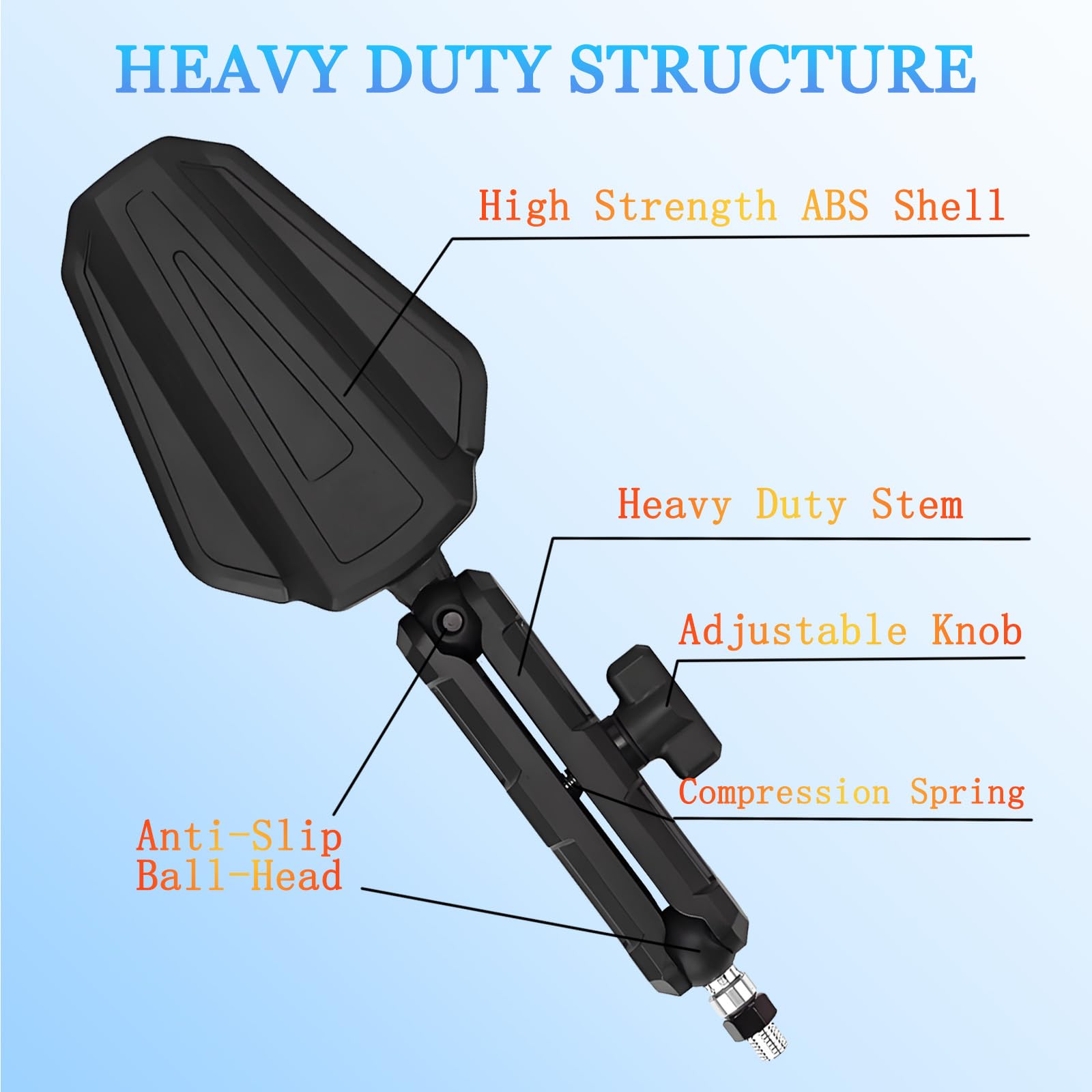 Scerymo HD anti-burst glass reflecting road for improved clarity