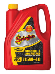 Schaeffer front label on 1-gallon bottle showing product and benefits for clear identification
