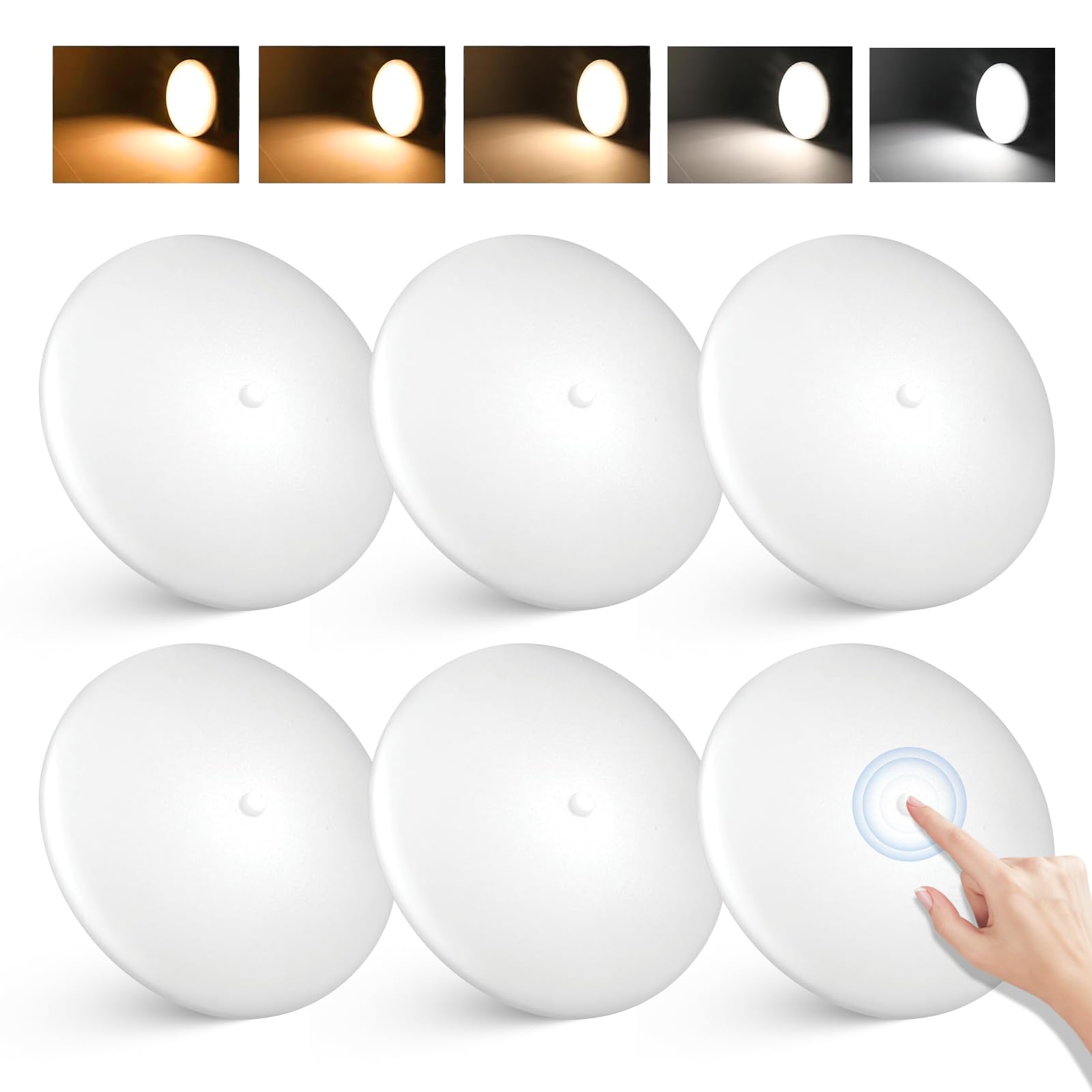 Scheinenda front view dome light showing compact design and easy mount benefit