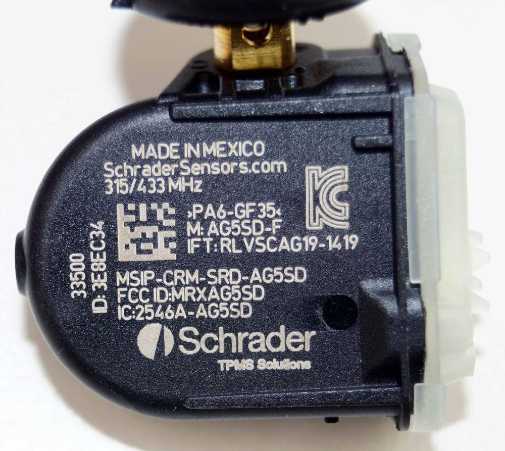 Schrader EZ-Sensor installed on wheel showing proper seating and system readiness benefit