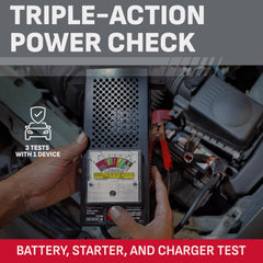 Schumacher BT-100 heavy-duty clamps and cables for secure battery connection benefit