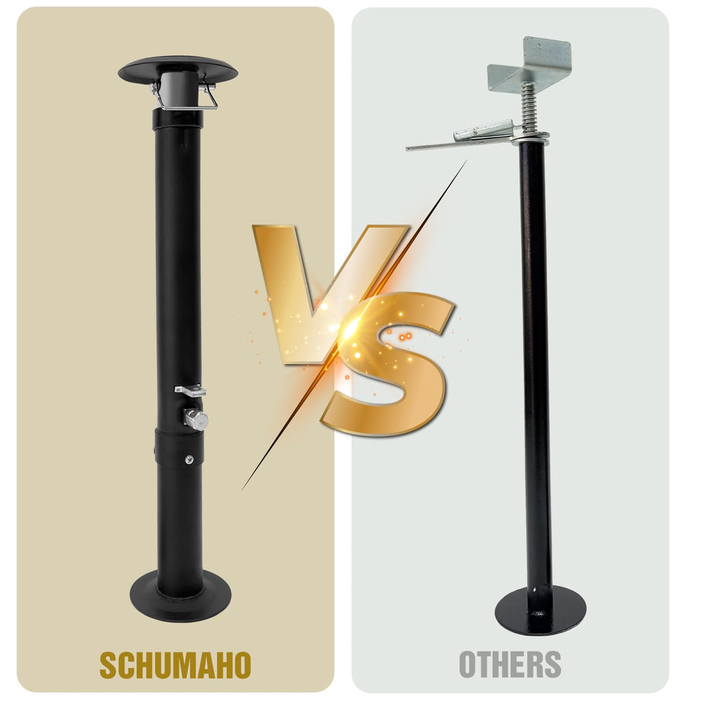 Schumaho steel body anti-rust finish detail for long-lasting outdoor durability