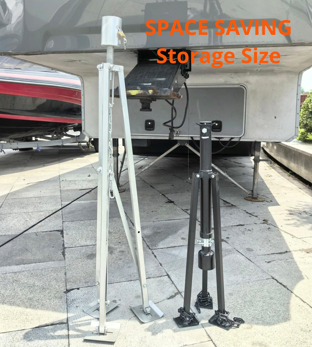 Schumaho tripod lifted and compact for easy storage and transport
