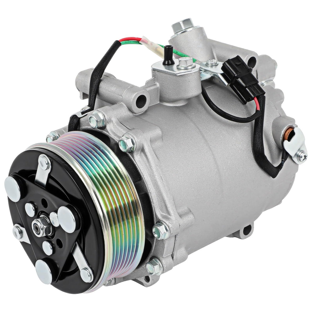 SCITOO front view of compressor showing mounting points and fitment benefit