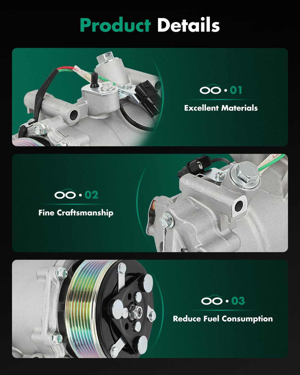 SCITOO compressor next to ruler showing dimensions for fit confirmation benefit