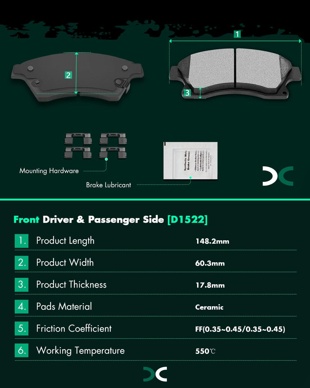 SCITOO pad backplate with gasket detail reducing noise and vibration