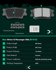 SCITOO pad backplate with gasket reducing vibration benefit