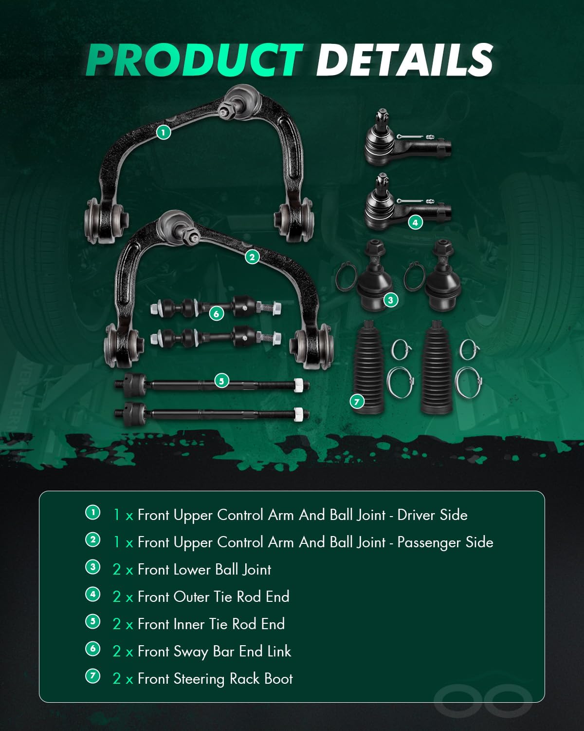SCITOO ball joint detail with sealed boot demonstrating long-lasting protection