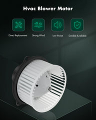 SCITOO front view of blower motor showing housing and flange, durable fit benefit