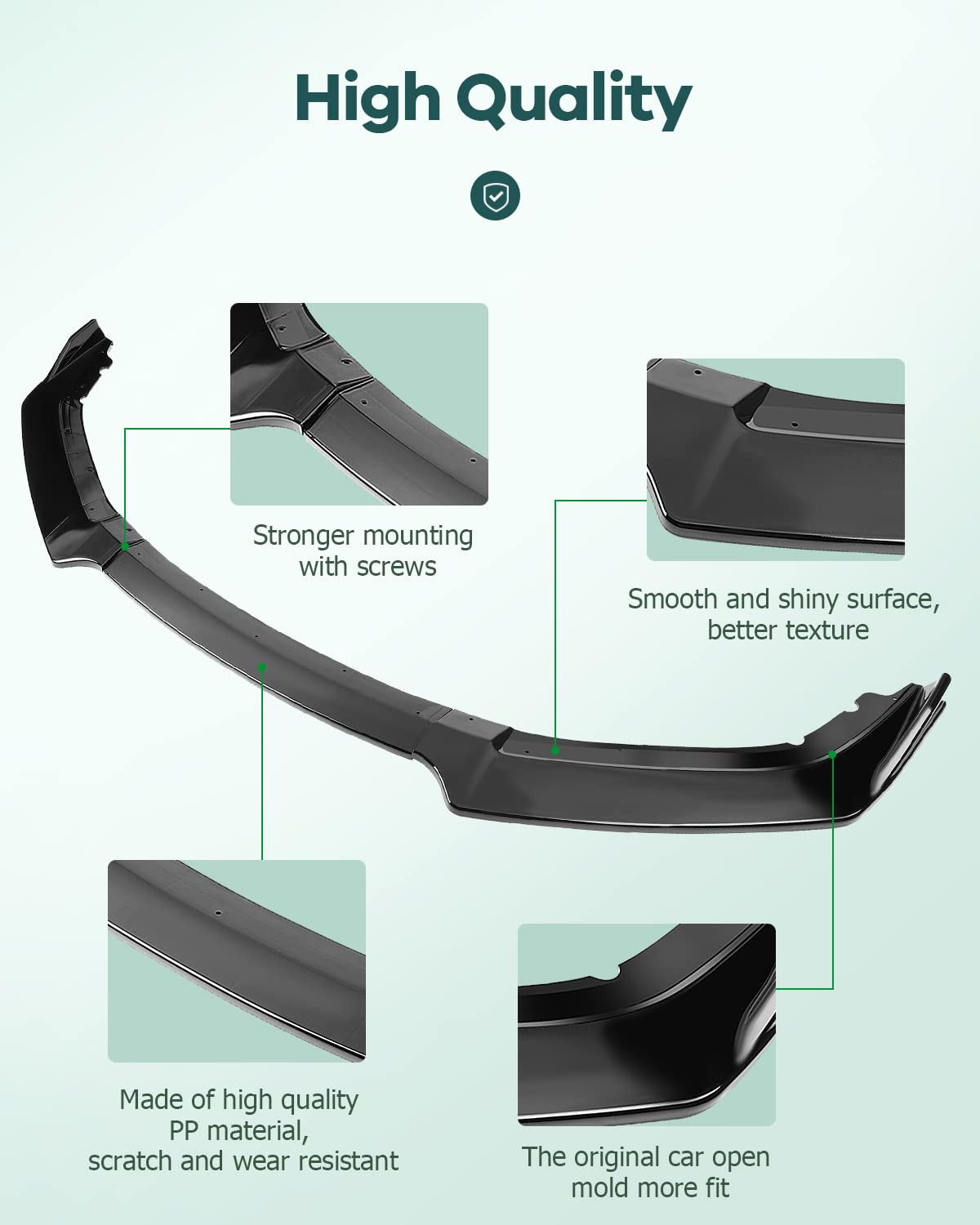 SCITOO center piece detail highlighting seamless contour alignment