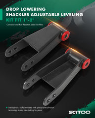 SCITOO close-up shackle welds and hardware offering durable build