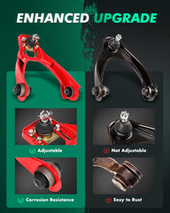 SCITOO control arm adjuster and heat-treated hardware for safer install