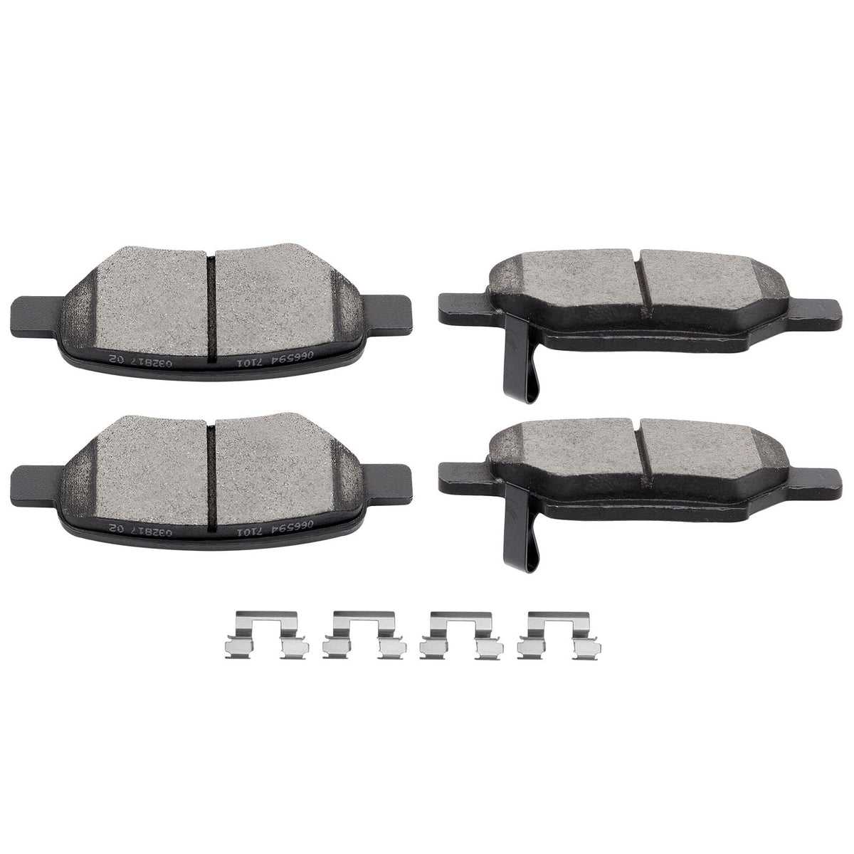 SCITOO D1033 front packaging showing full pad set and label for easy identification