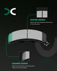 SCITOO D369 pad face closeup with slots for improved heat dispersion