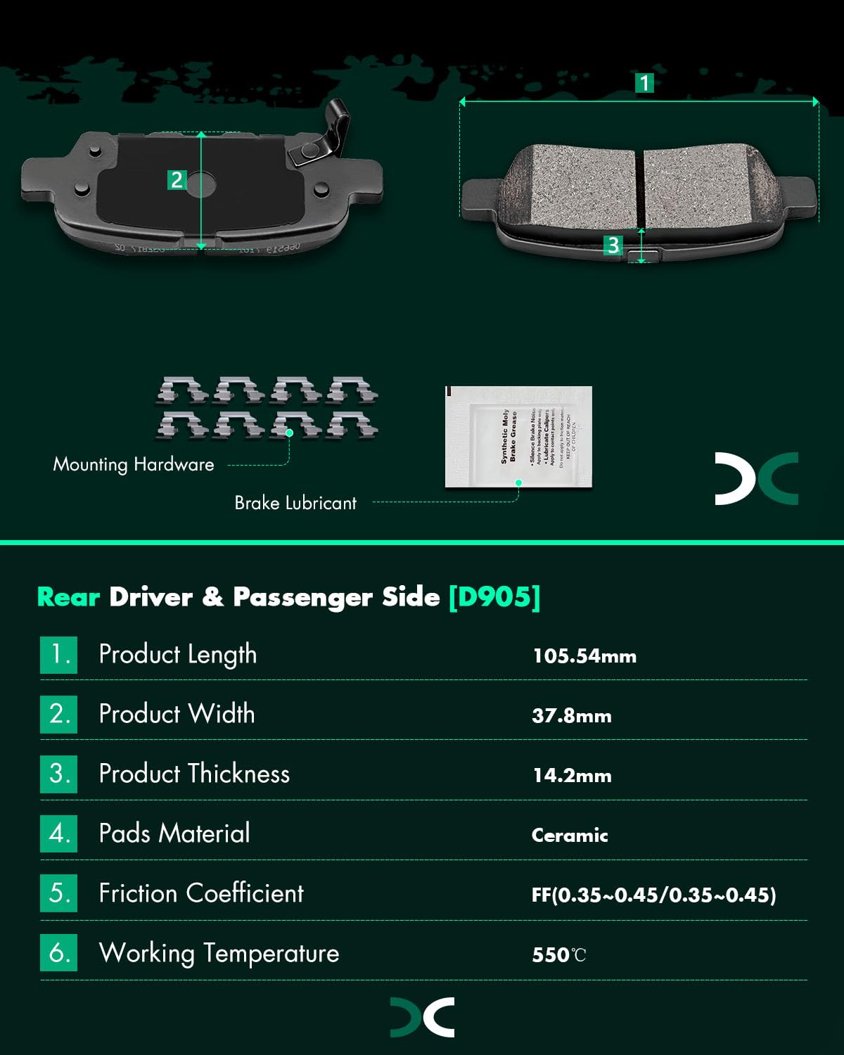 SCITOO slot and chamfer detail to improve ventilation and reduce noise