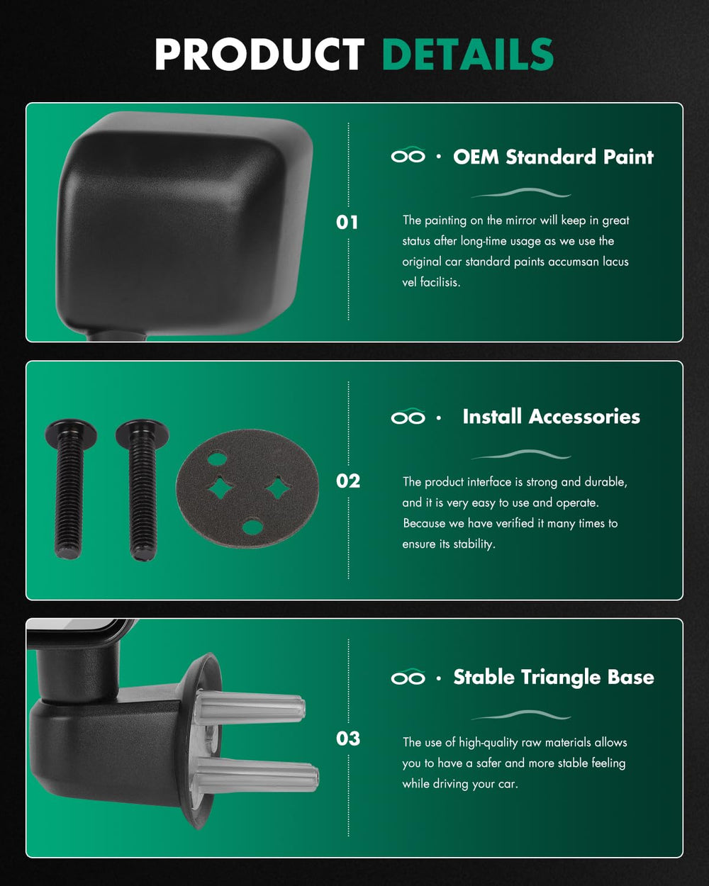SCITOO detail of manual folding hinge showing durable construction benefit