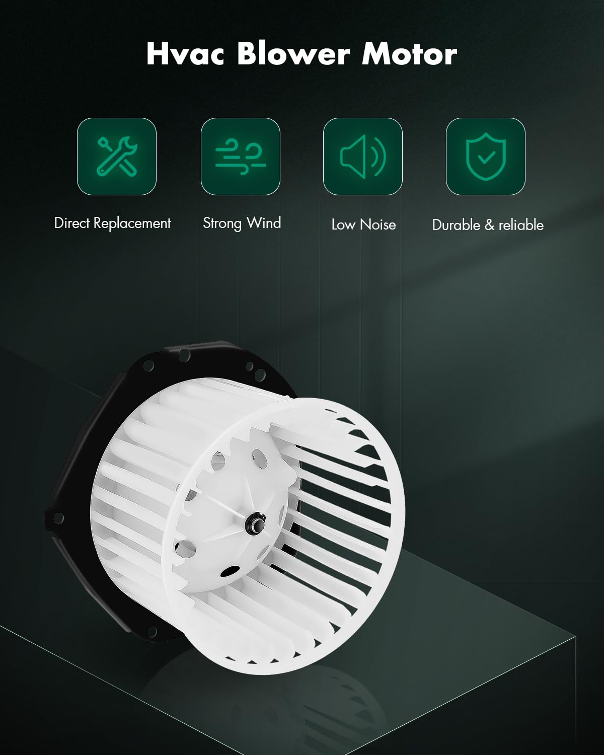 SCITOO fan cage close-up highlighting balanced blades for quieter airflow