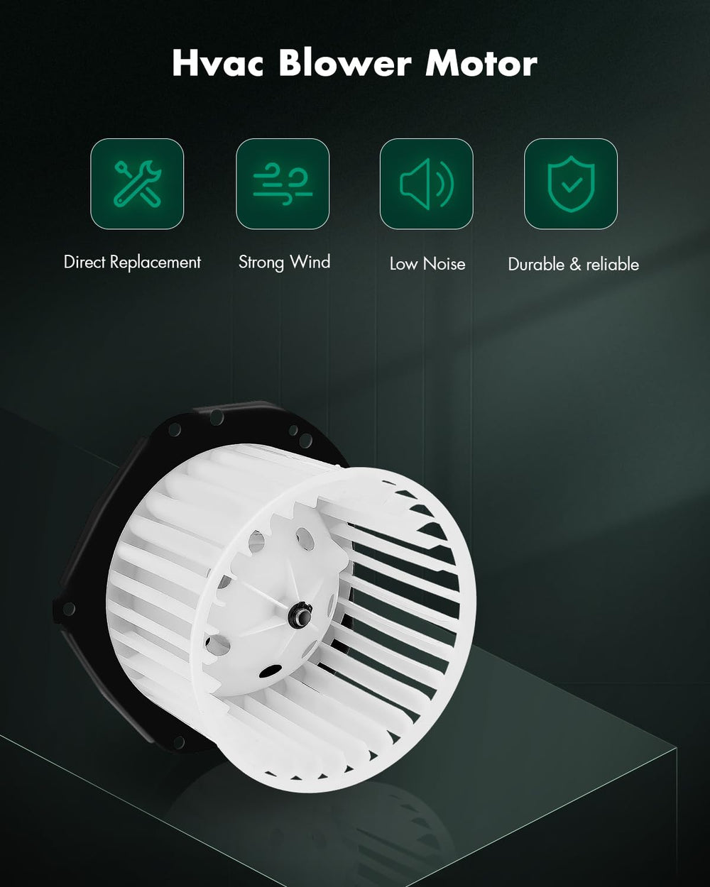 SCITOO fan cage close-up highlighting balanced blades for quieter airflow
