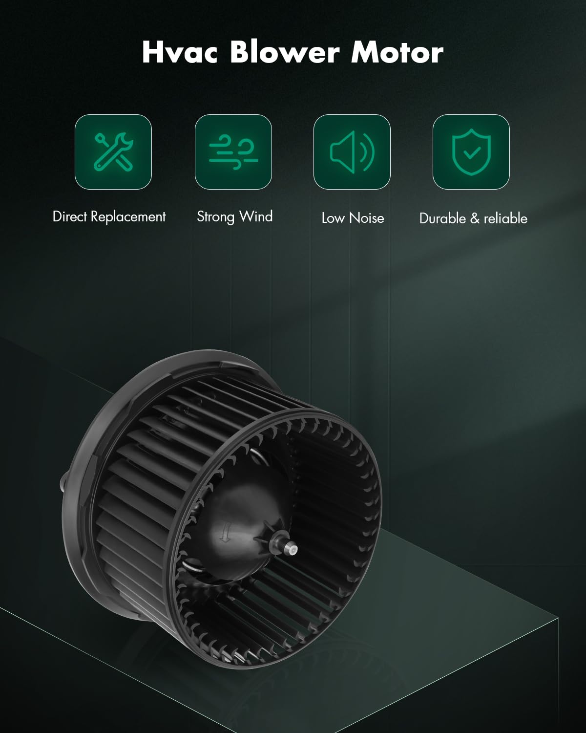 SCITOO close-up of fan cage blades showing durable construction and balanced airflow