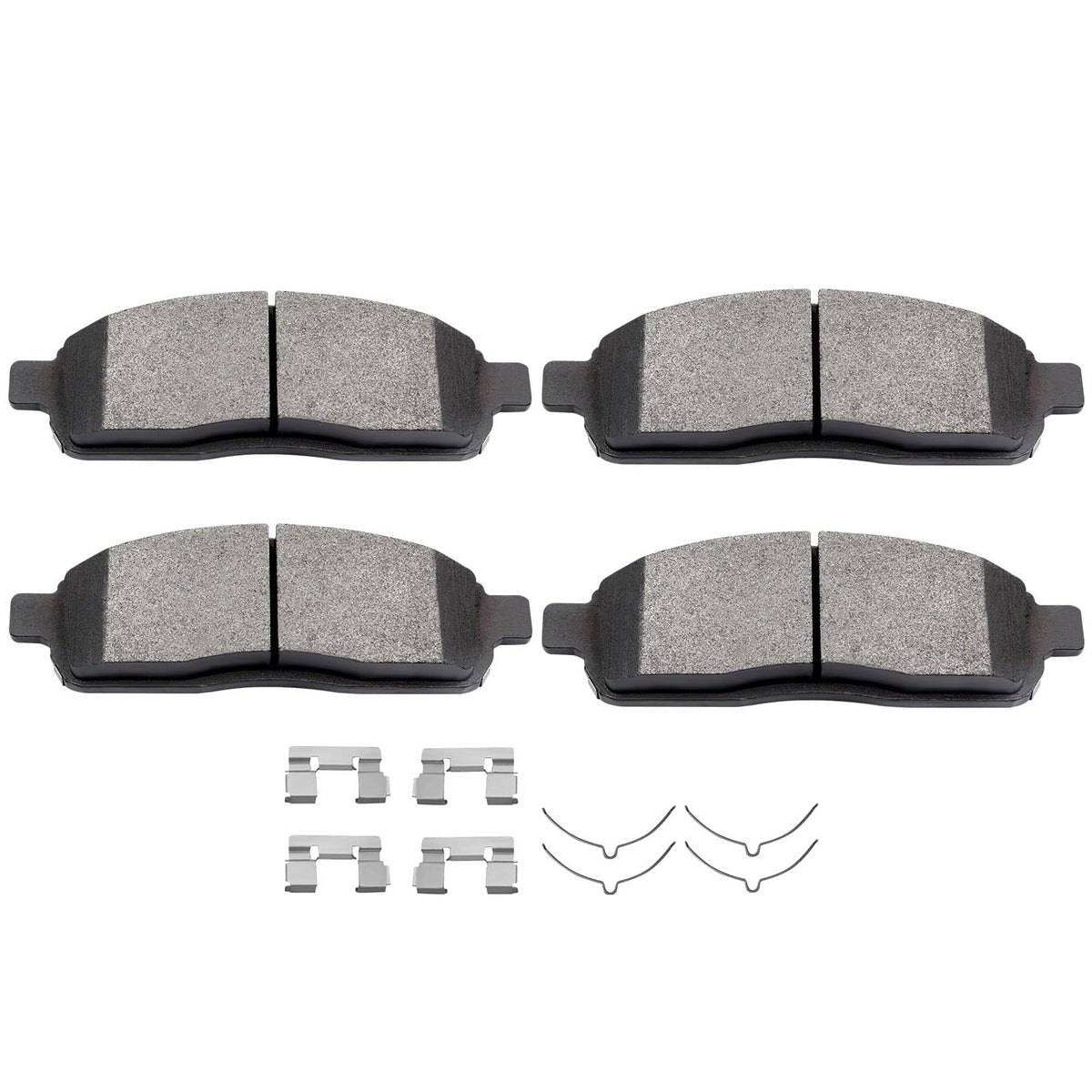 SCITOO front brake pads front view showing precise fit and easy installation