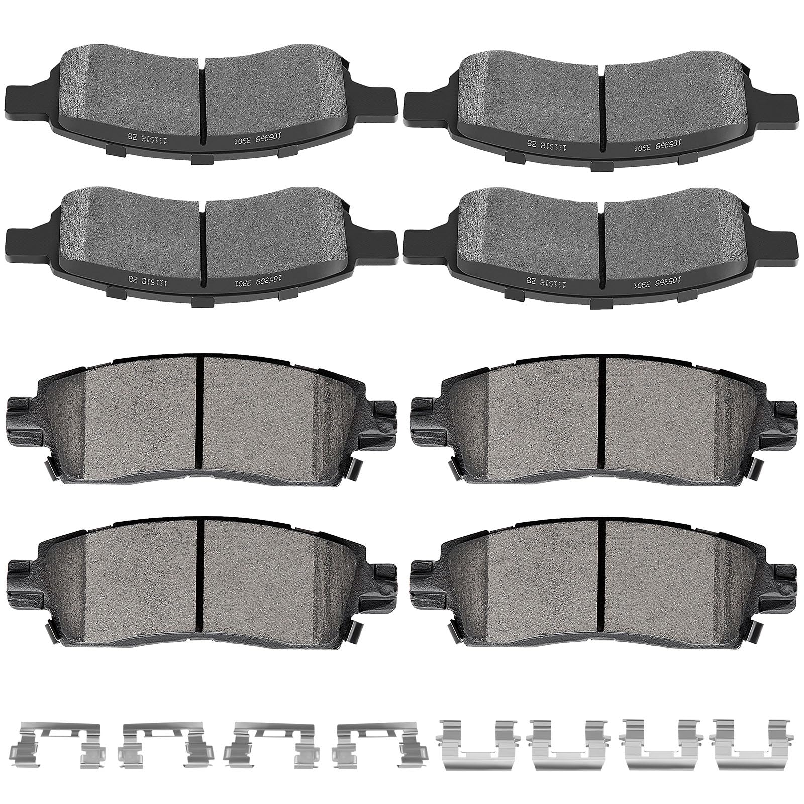 SCITOO front packaging showing 8-piece kit and fitment for GMC Acadia, clearer replacement